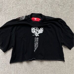 Wolves women cropped t